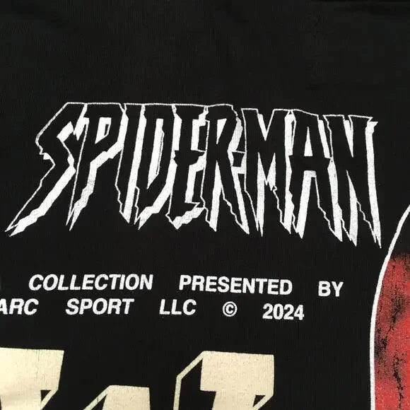 Darc Sport Wolves Spider-Man With Great Power Collection Black SMALL OVERSIZE. - Picture 3 of 9